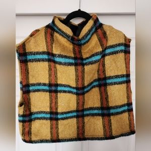 Isle by Melin Kozan Plaid Wedge Sweater